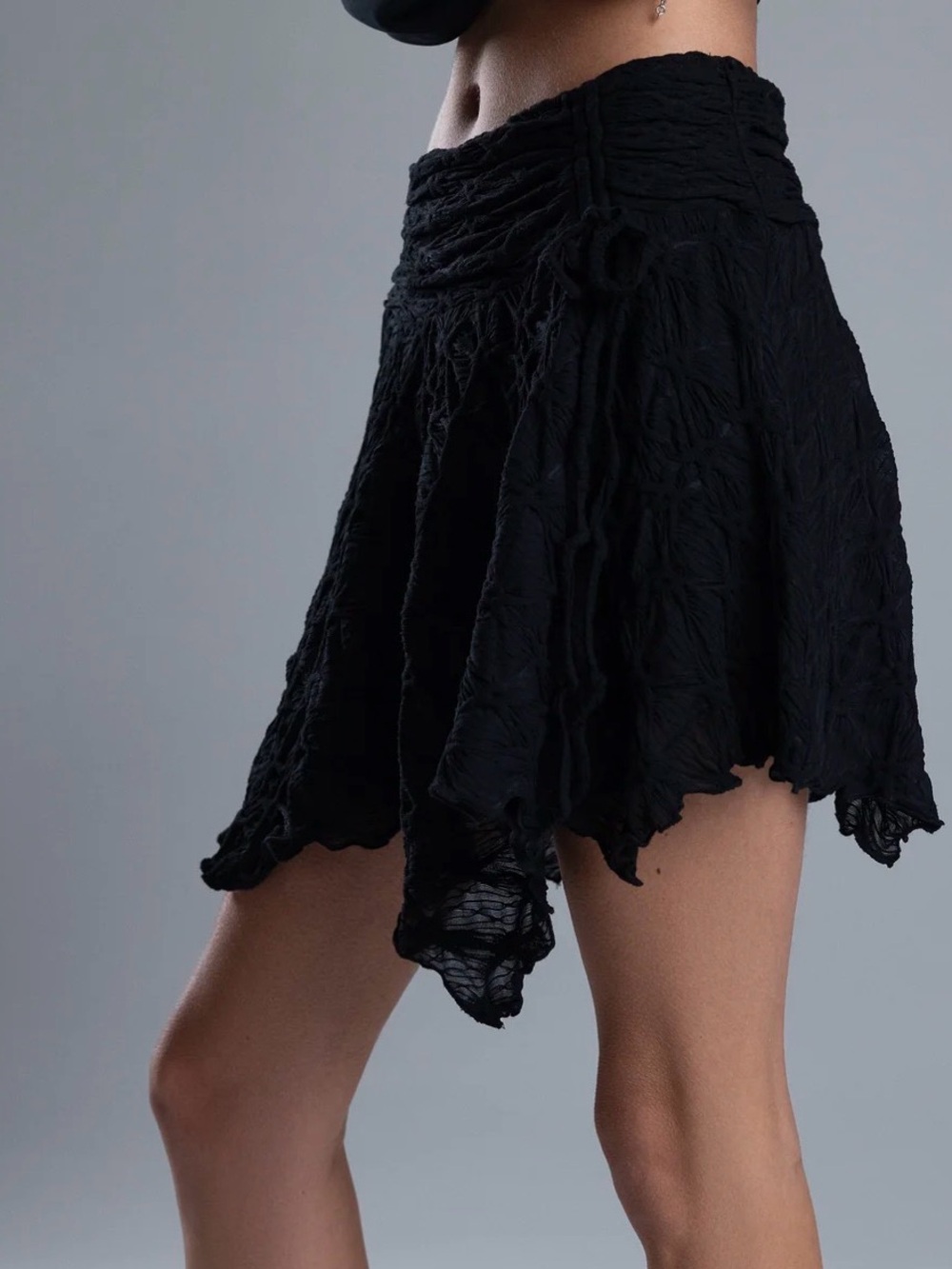 Miss Me Black Handkerchief Hem Mini Skirt - Women - Picture 2 of 7